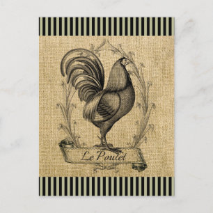 Vintage Le Poulet Vykort