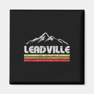 Vintage Leadville Colorado Retro Mountainbike Skid Magnet