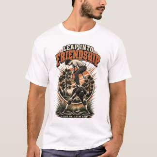 Vintage Leapfrog Klassiskt Barndomsspel Vänskap T Shirt