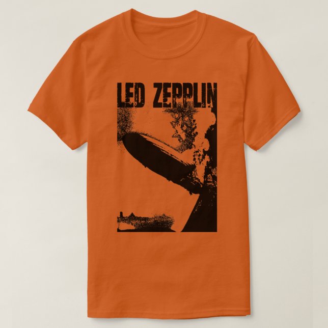 Vintage Led Zepplin Kids Långärmad TShirt T Shirt (Design framsida)