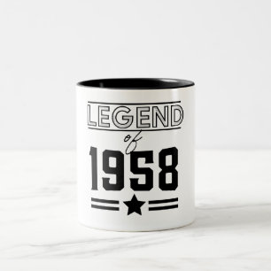 Vintage Legend från 1958 Två-Tonad Mugg