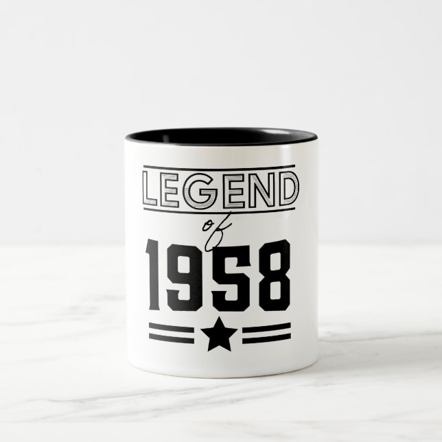 Vintage Legend från 1958 Två-Tonad Mugg (Center)