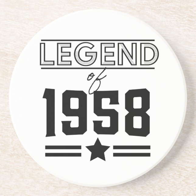 Vintage Legend från 1958 Underlägg (Framsidan)