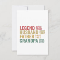 Vintage Legend Make Far Grandpa Birthday