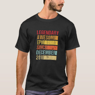Vintage Legendary Fantastisk Epic sedan december 2 T Shirt