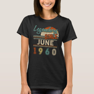 Vintage Legendary sedan juni 1960 62-årsjubileum T Shirt