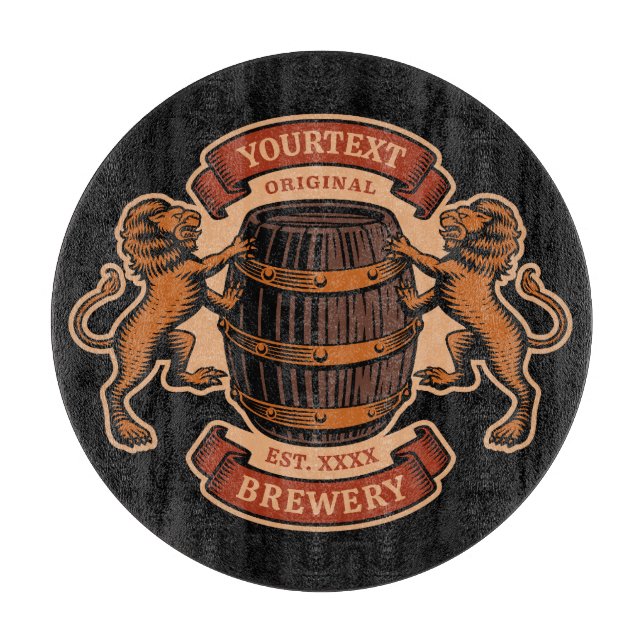 Vintage Lejon Personlig av ekfat Bröstöl (Framsidan)