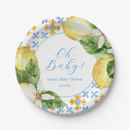 Vintage Lemon Papper Plate