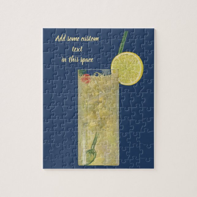 Vintage Lemonad eller Fruktsoda, Drycker Pussel (Vertikal)