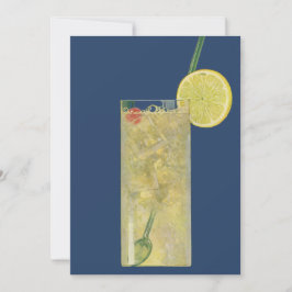 Vintage Lemonade eller Fruit Soda Houseuppvärmning Inbjudningar