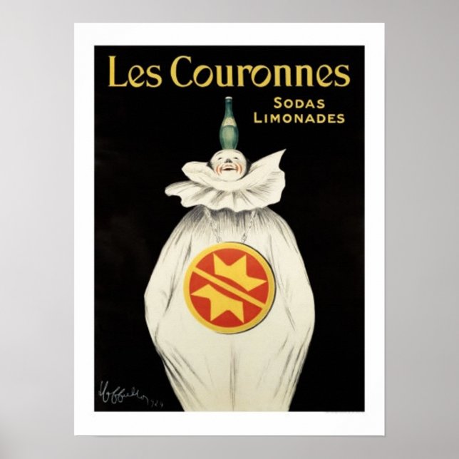 Vintage Lemonade Soda Advertisement Poster (Framsidan)