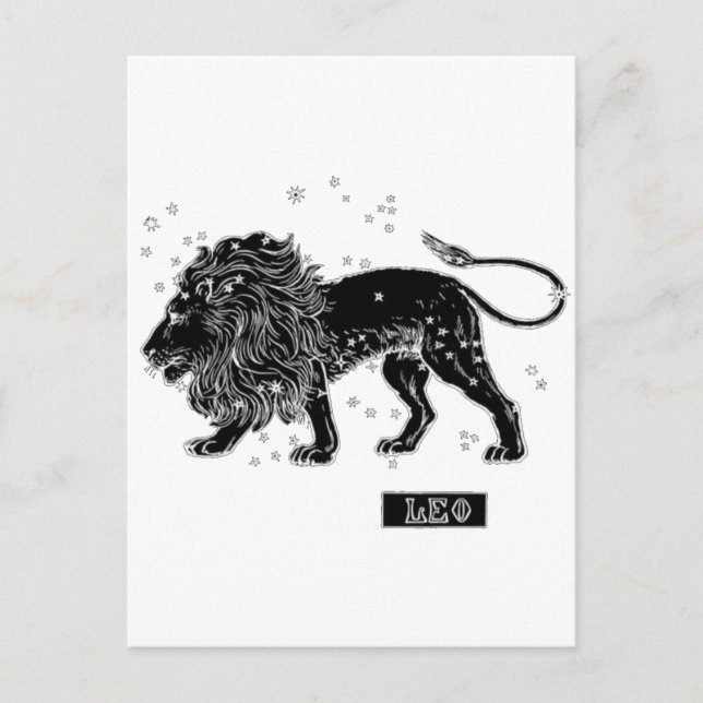 Vintage Leo Vykort (Framsida)