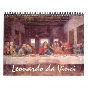 Vintage Leonardo da Vinci Renaissance Paintings Kalender