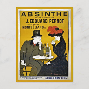 Vintage Leonetto Cappiello Absinthe och Vykort