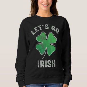 Vintage Let S Go Irish Funny Retro Saint patrick T Shirt