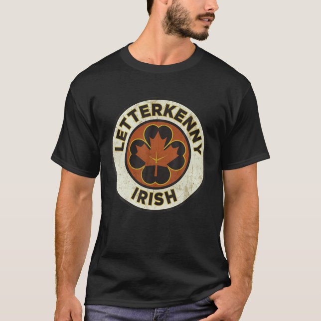 Vintage Letterkenny Irish Retro Älskare Tee (Framsida)