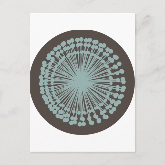 Vintage Letterpress-stil Vykort (Framsida)