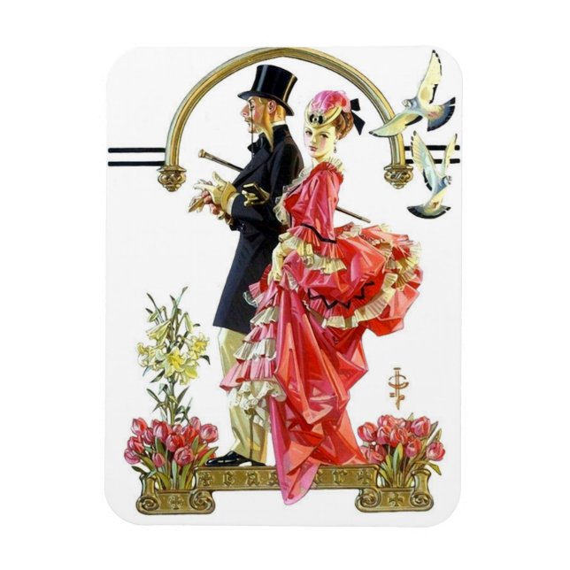 Vintage Leyendecker Magnet (Vertikal)