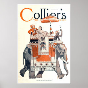 Vintage Leyendecker, "på vägen till Mandalay ", Poster