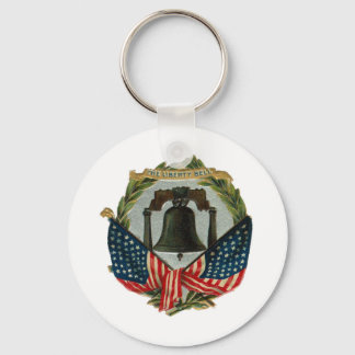 Vintage Liberty Bell Nyckelring