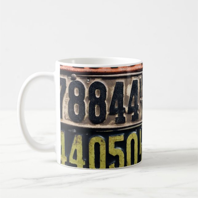 Vintage License Tallrikar Kaffemugg (Vänster)