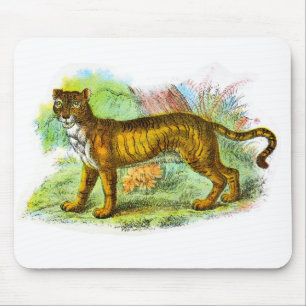 Vintage Liger Illustration Mousepad Musmatta