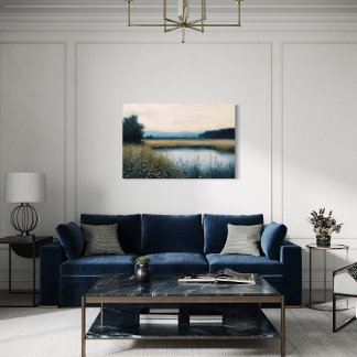 Vintage liggande teckning | Naturviskare Canvastryck