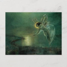 Vintage Light Fairy Postcard Vykort