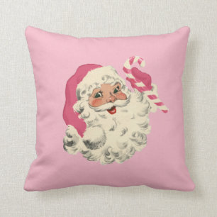 Vintage Light Skin Rosa Santa Kudde
