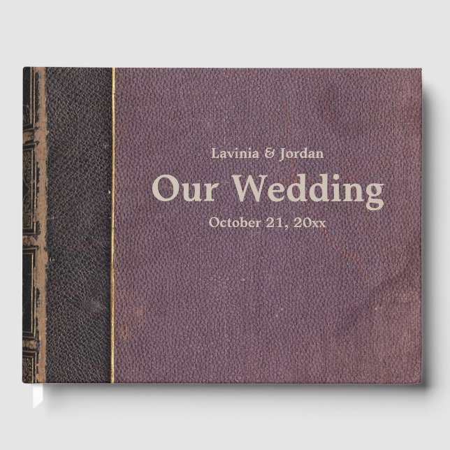 Vintage Lila Bok (Framsida)