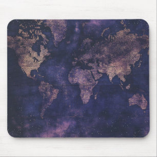 Vintage Lila Celestial World Map (9) Musmatta