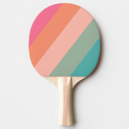 Vintage Lila Förtrollning Kraftiga Ränder Pingisracket