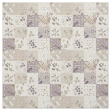 Vintage Lila Lapptäcke Cottagecore
