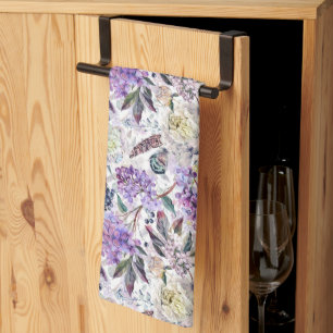 Vintage Lila Lilac Botanicals Kökshandduk