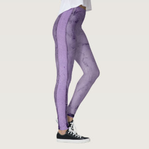 Vintage lila marmorerade leggings - Lavendelpresen