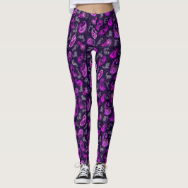 Vintage Lila Paisley Leggings
