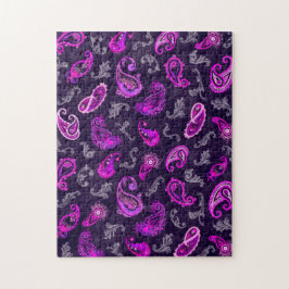 Vintage Lila Paisley Pussel