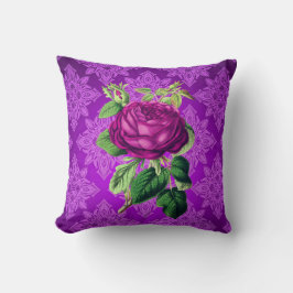 Vintage Lila Ro Reversibel fyllning Kudde