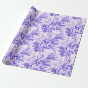 Vintage lila toile de joy presentpapper