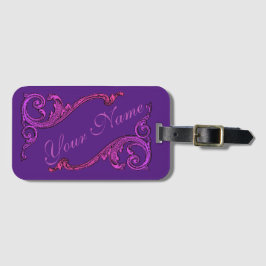 Vintage Lila Victorian Bagagebricka