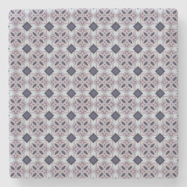 Vintage Lilac Ornate Tile Pattern Stenunderlägg