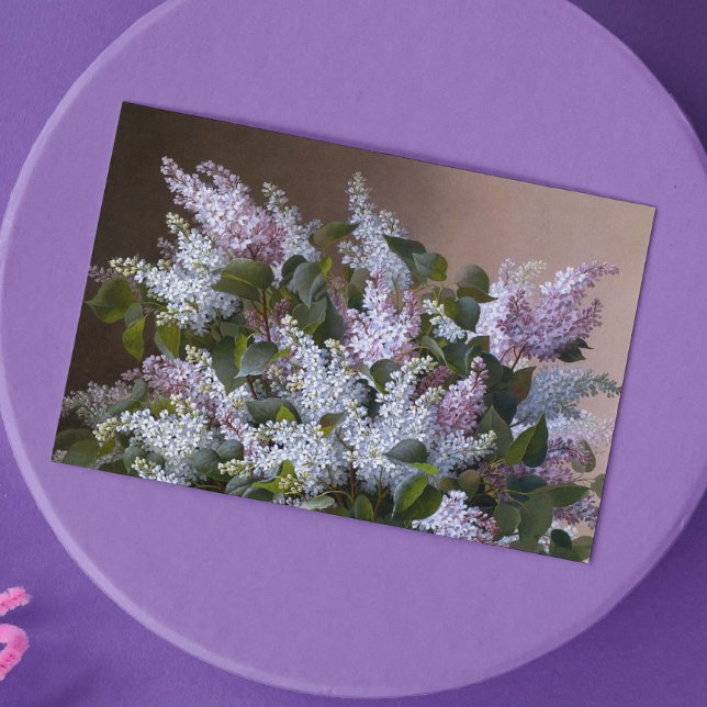 Vintage Lilacs Kort (Skapare uppladdad)