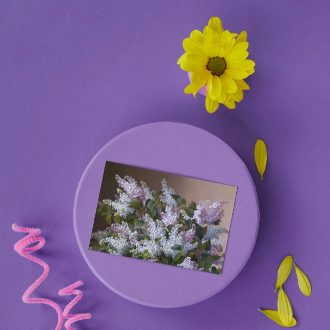 Vintage Lilacs Tack Kort (Skapare uppladdad)
