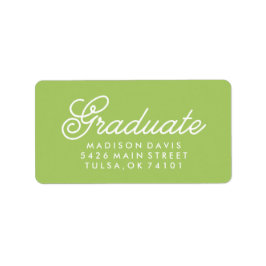 Vintage Lime Green | STUDENTEN Adressetikett