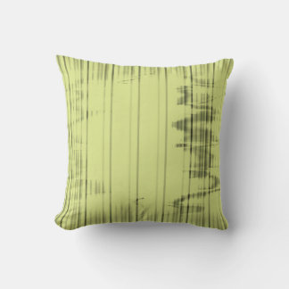 Vintage Lime Rand Mönster Abstrakt Art Kudde