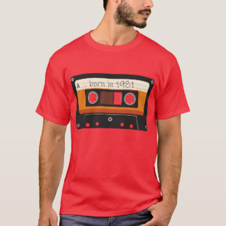 Vintage Limited Edition Vintage 1981 Födelsedag fa T Shirt
