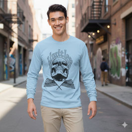 Vintage Limitless Skull Långärmad T-Shirt