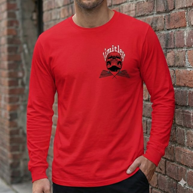 Vintage Limitless Skull Long Sleeve Tee (Skapare uppladdad)