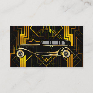 Vintage Limousine Service Företagskort Visitkort