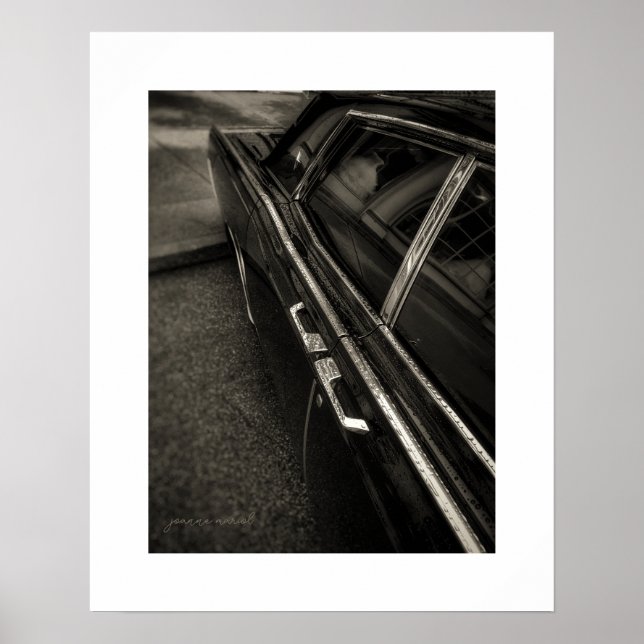 Vintage Lincoln Continental Affischtryck Poster (Framsidan)